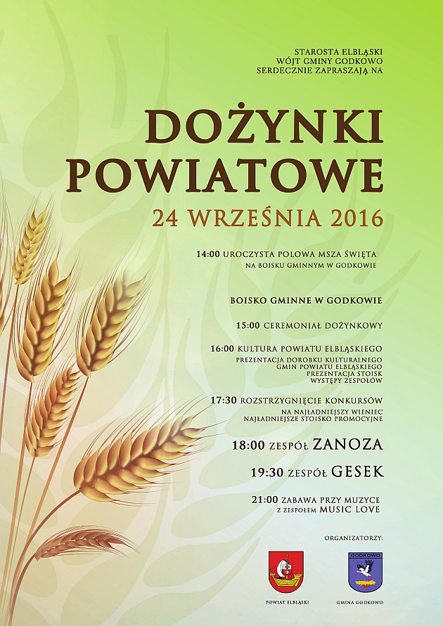 plakat dozynki 2016 m