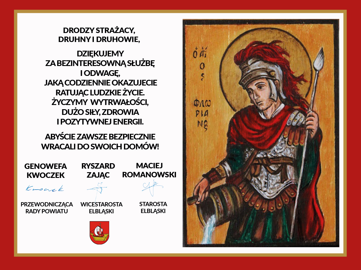 zyczenia strazackie powiat